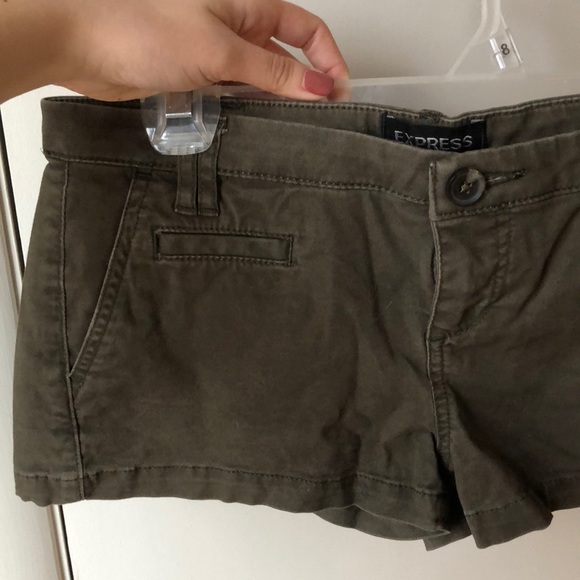 Army Green Shorts - Picture 2 of 4